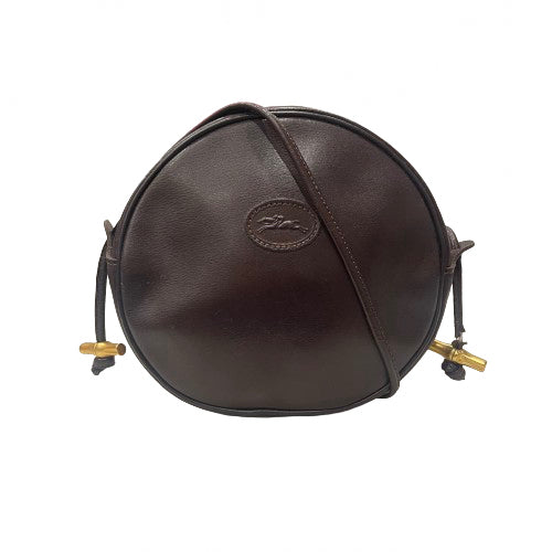Longchamp Vintage Round Brown Bag