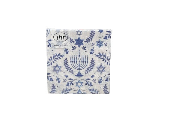 IHR Hanukkah Paper Cocktail Napkins Pack of 20