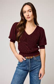 Gentle Fawn Merlot Phoebe Sweater