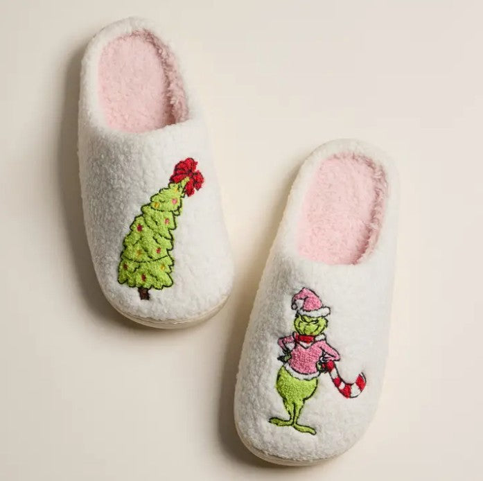 Grinch Slippers Tree