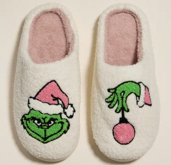Grinch Slippers Christmas Ornament
