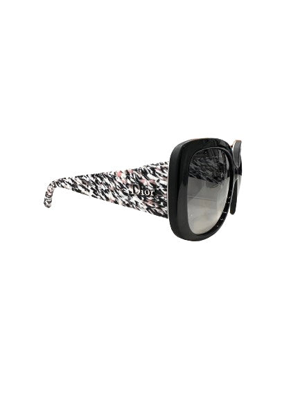 Dior Black/White Square Sunglasses