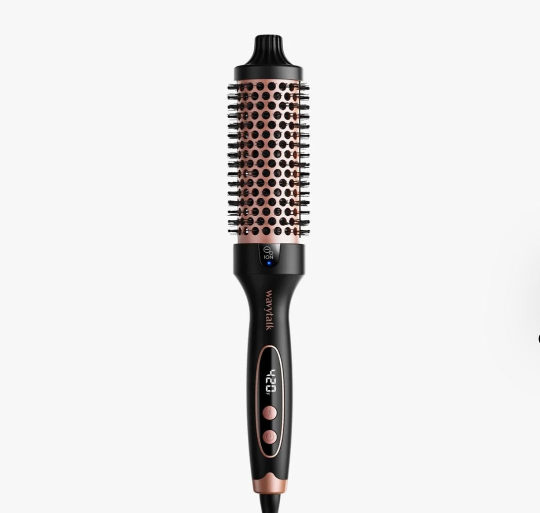 Wavytalk Heated Round Bush for Super Smoothing Curls