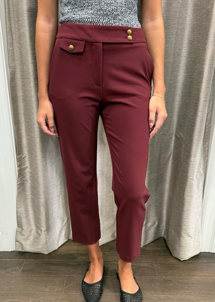 Veronica Beard Straight Cropped Pants - Size 4