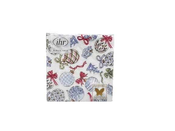 IHR Ornaments Paper Cocktail Napkins Pack of 20