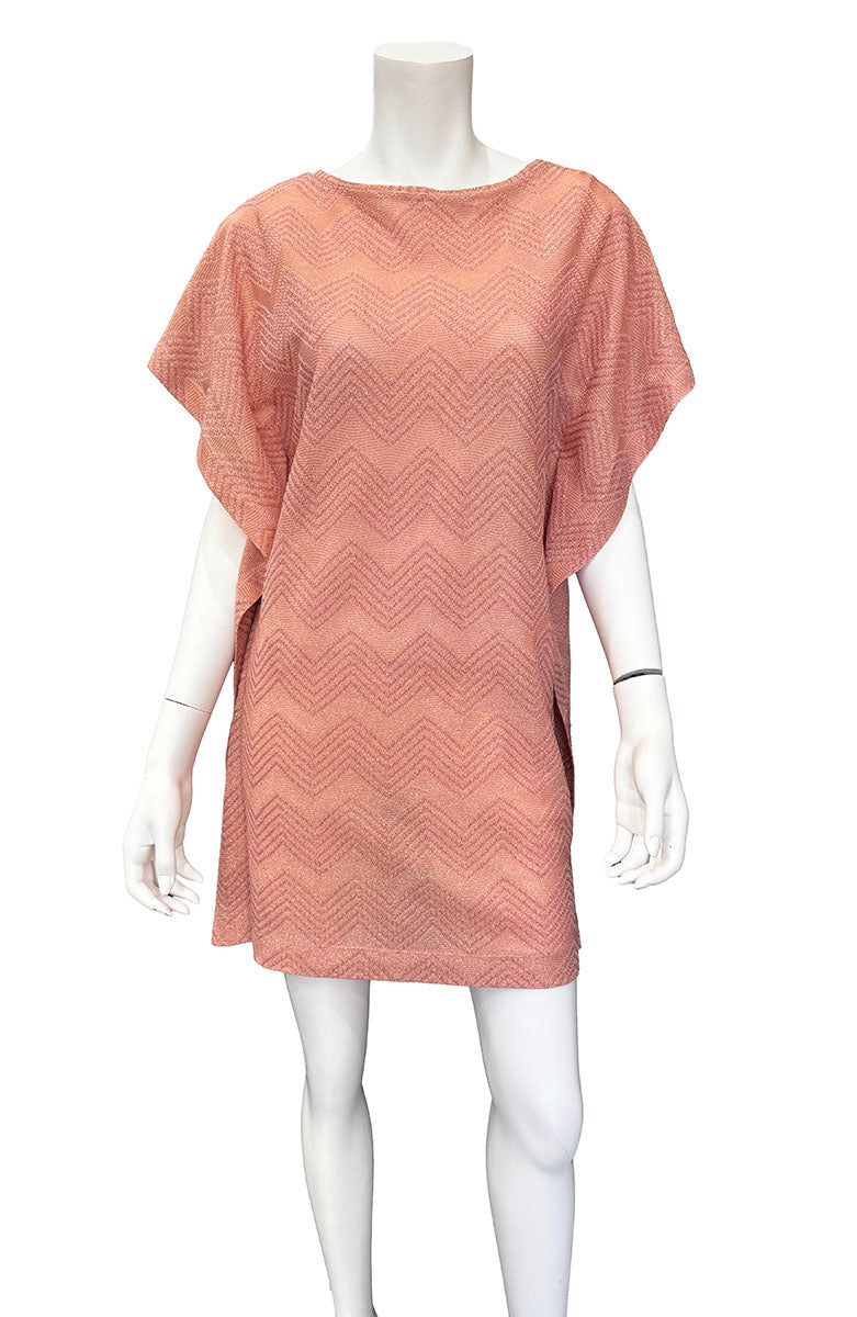 Missoni Short Sleeve Knit Dress - Size Medium