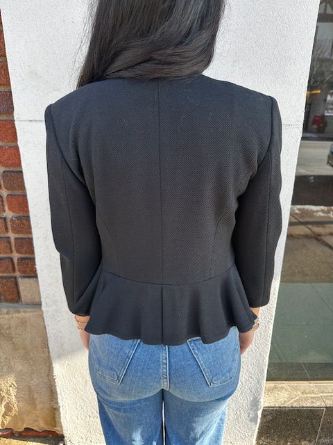 Fendi Cropped Peplum Blazer - Size 40