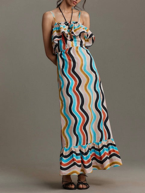 Ruffle Maxi Dress | X-Small