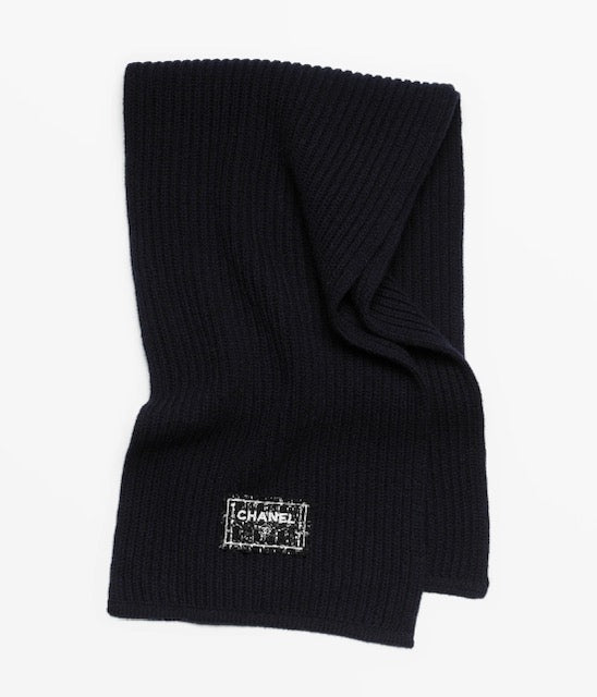 Ribbed Cashmere Scarf