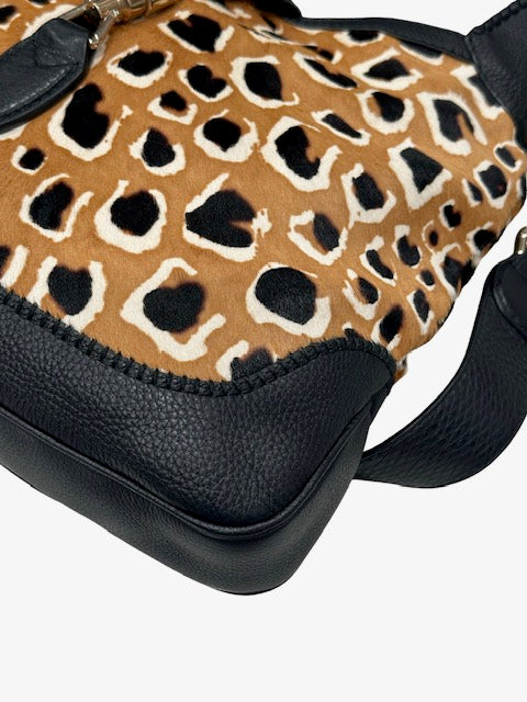 Gucci Jackie 1961 Leopard Hobo