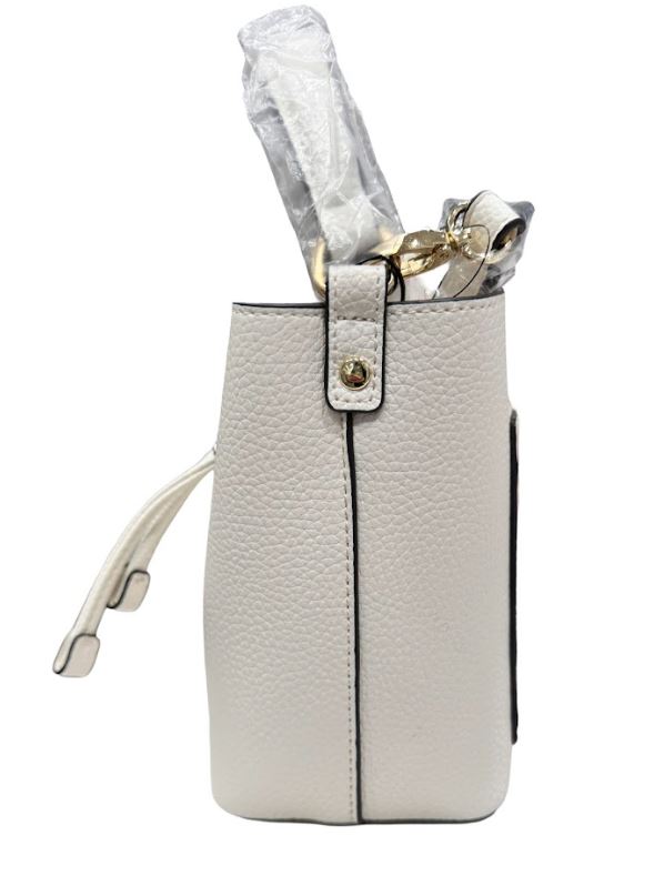 Nanette Lepore Ivory Small Crossbody Bucket Bag (NWT)