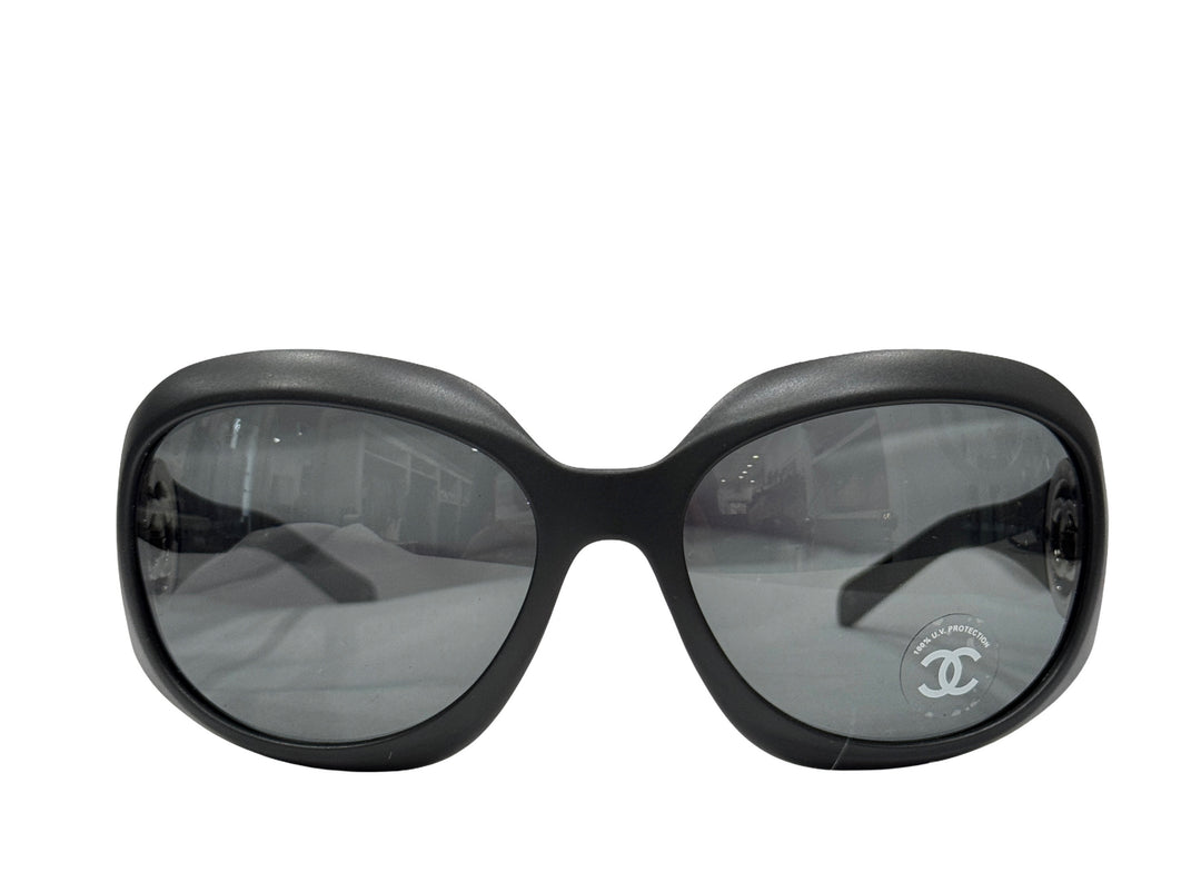 Chanel Matte Black Sunglasses