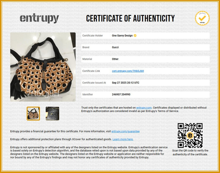 Gucci Jackie 1961 Leopard Hobo