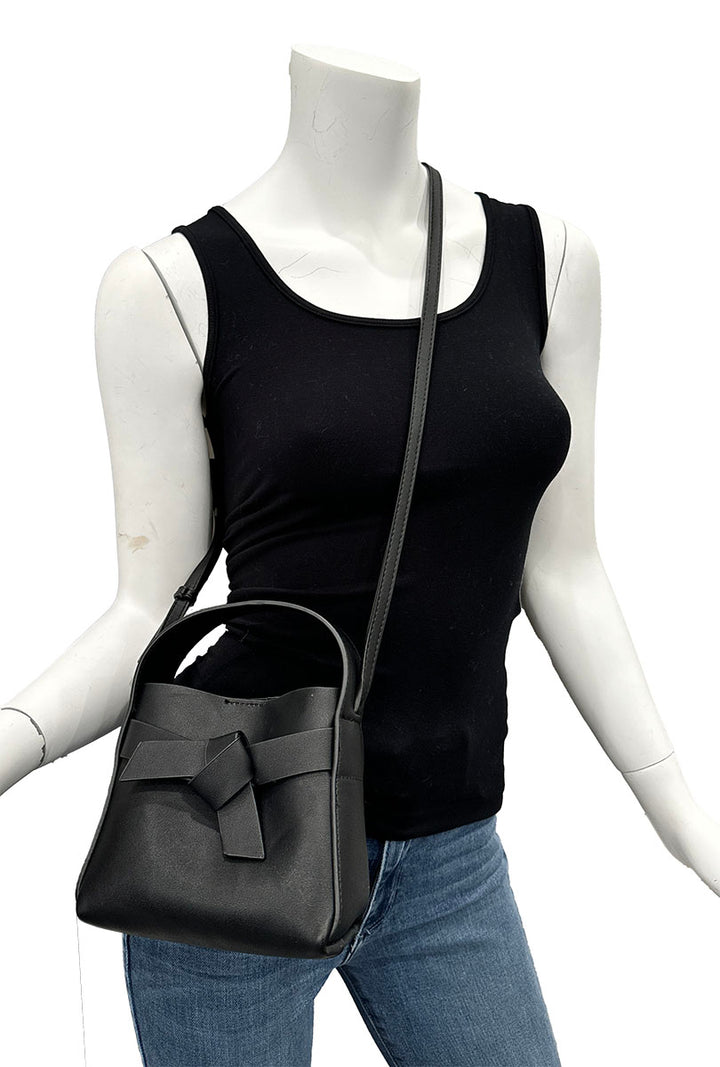 Zara Black Small Handbag w/ Bow