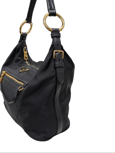 Nylon Hobo Bag