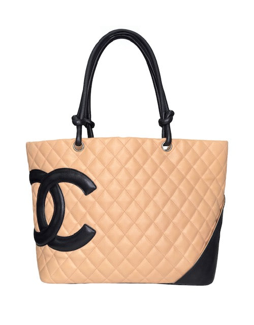 Chanel Large Quilted Cambon Tote