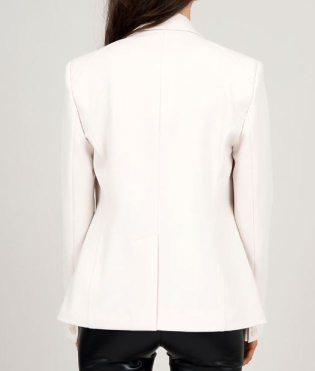 RD Style Ecru Double Breasted Blazer