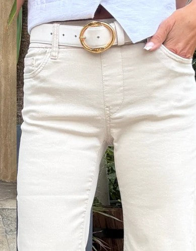 Bevy Flog Amanda Cream Flare Pants