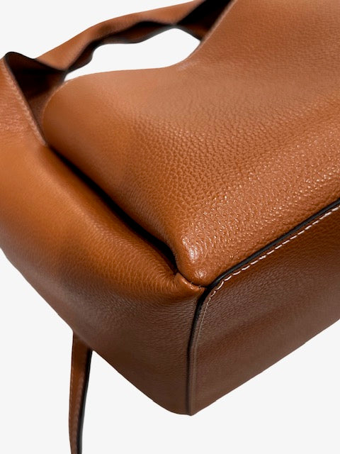 Toteme Grained Leather Handbag w/ Crossbody Strap