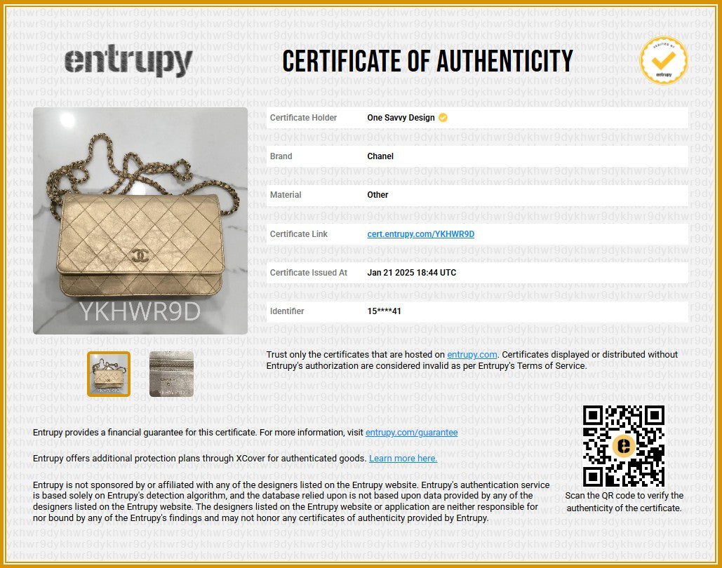 Chanel Aged Leather Wallet on Chain - WOC