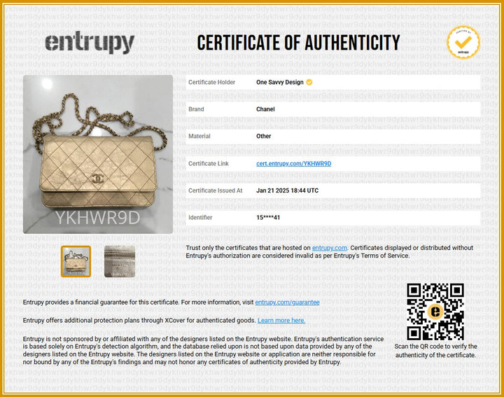 Chanel Aged Leather Wallet on Chain - WOC