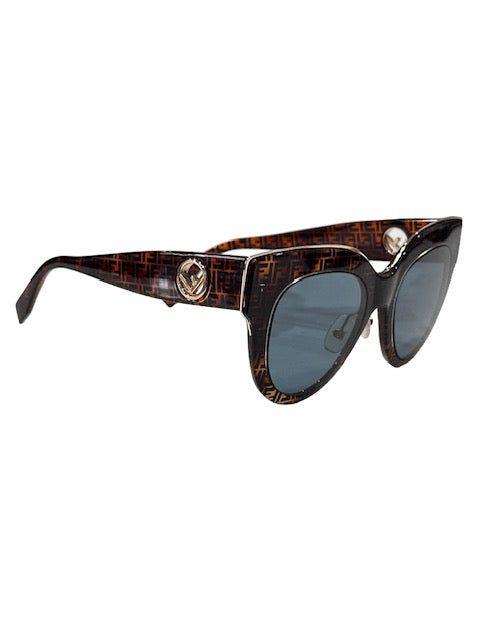 Fendi Zucca Cateye Sunglasses