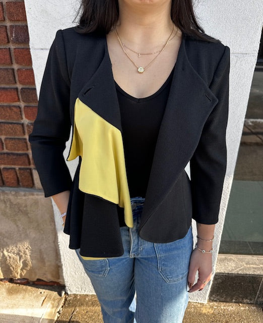 Fendi Cropped Peplum Blazer - Size 40