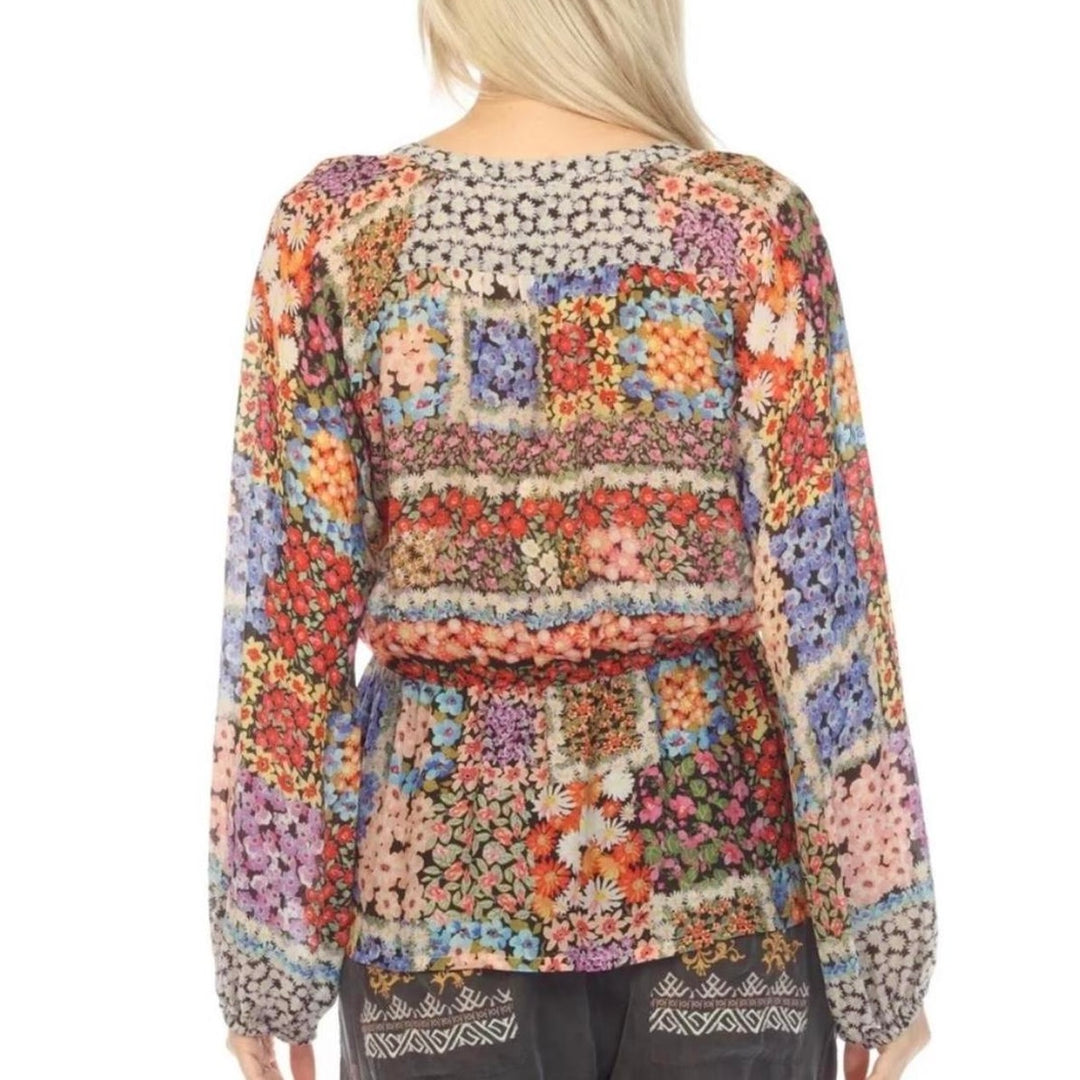 Fawn Button Front Blouse | Large