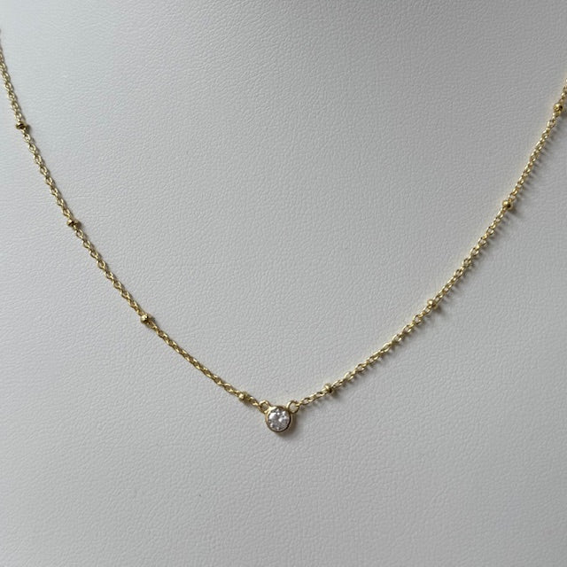 FYB Birthstone Necklace Gold (choose your birthstone)