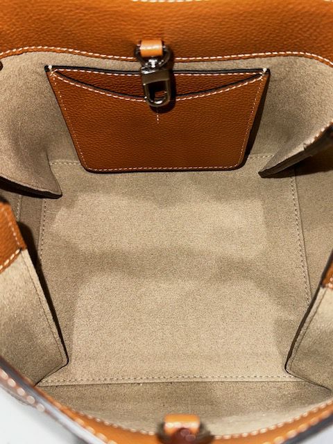 Toteme Grained Leather Handbag w/ Crossbody Strap