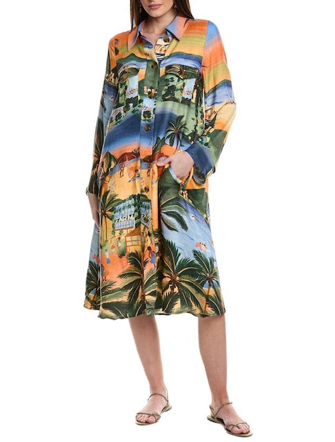 Farm Rio Carioca Lenzing Ecovero Dress - Medium