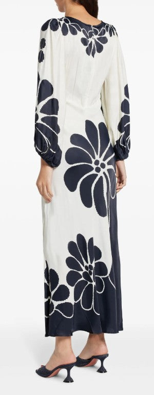 Farm Rio Palermo Cutout Long Sleeve Dress - Medium (New With Tags)