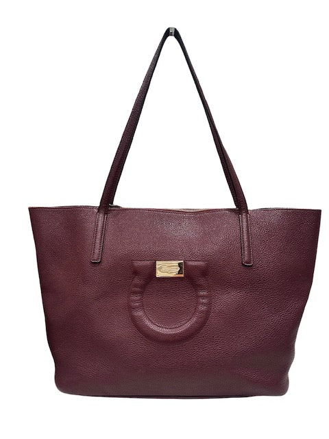 Salvatore Ferragamo Gancini Medium City Tote