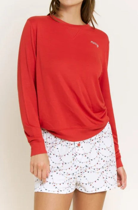 Honeydew Holiday Lights Pajama Set