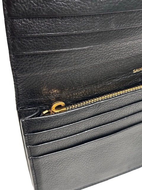 Saint Laurent Cassande Flat Wallet
