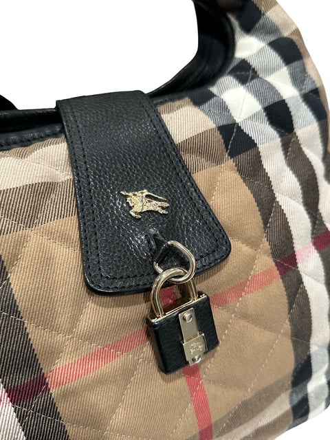 Burberry Exploded Check Hobo