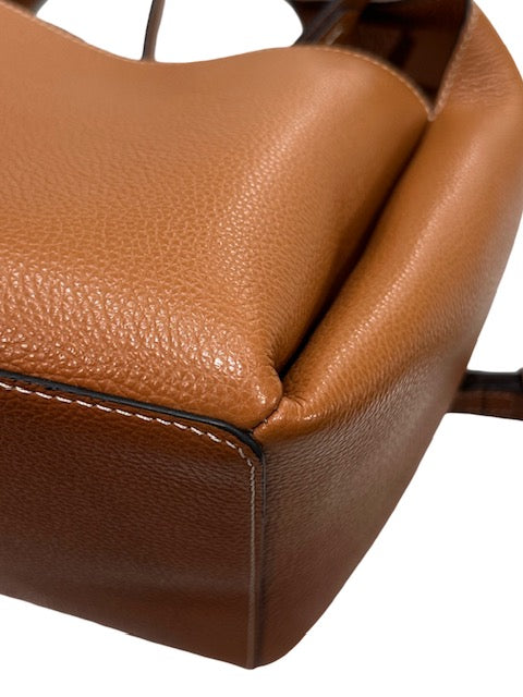 Toteme Grained Leather Handbag w/ Crossbody Strap