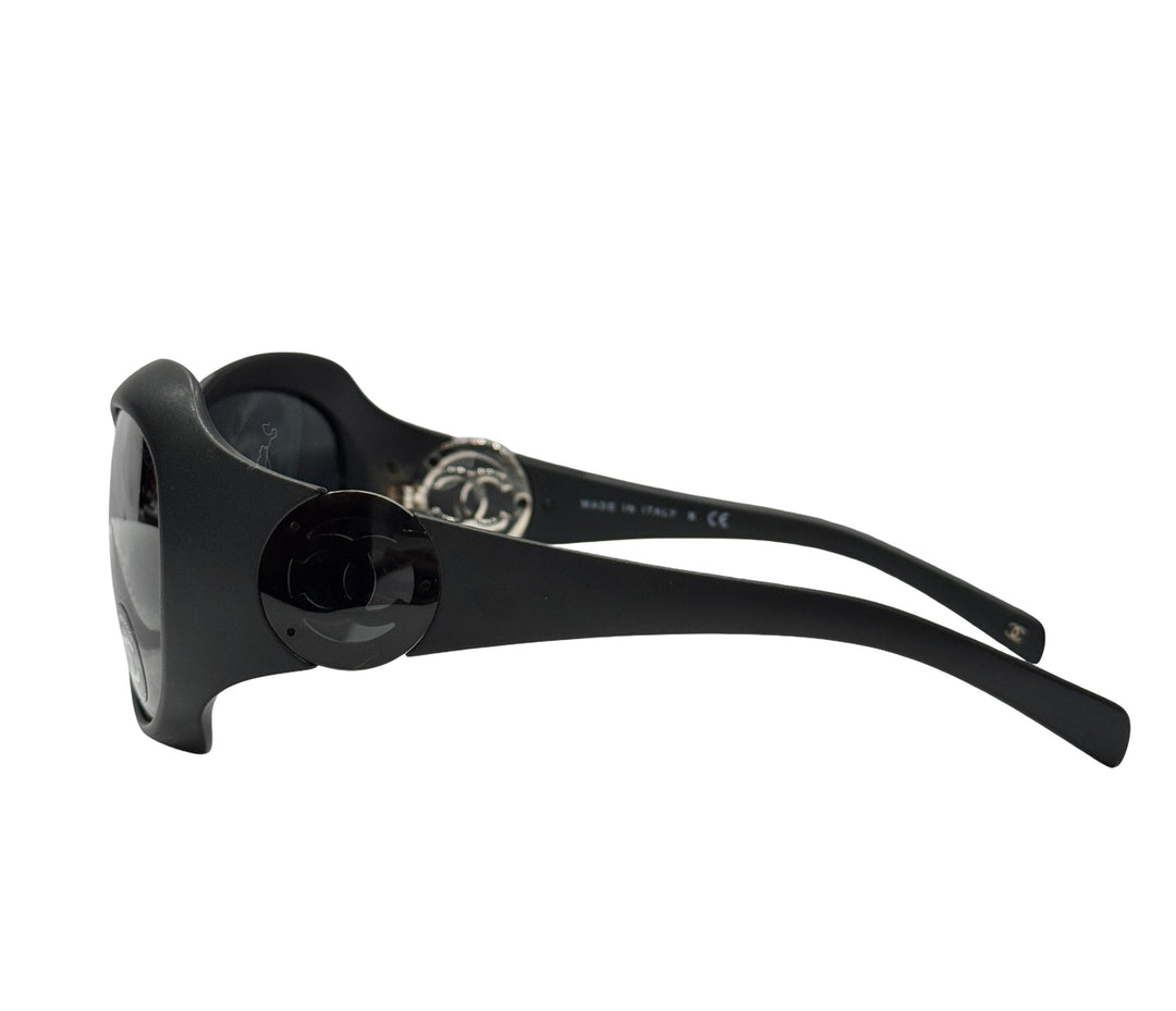 Chanel Matte Black Sunglasses