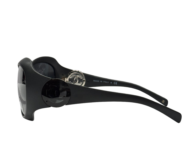Chanel Matte Black Sunglasses