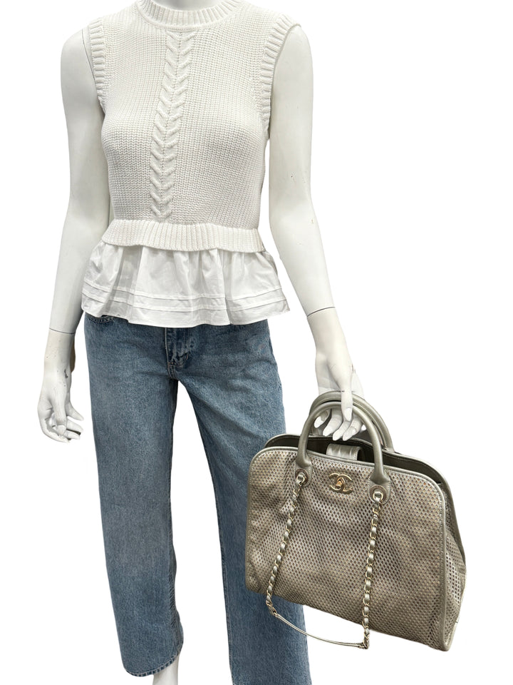 Chanel Perforated Up In The Air Tote