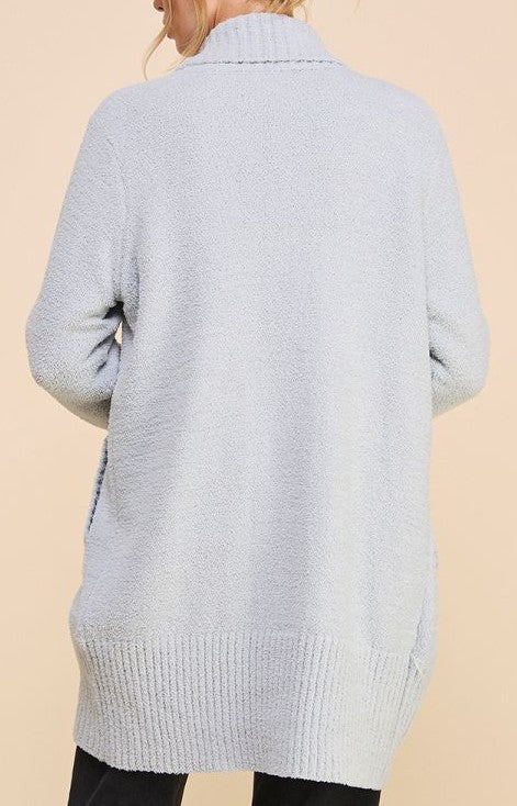 Allie Rose Soft Cloud Cocoon Cardigan - Sage