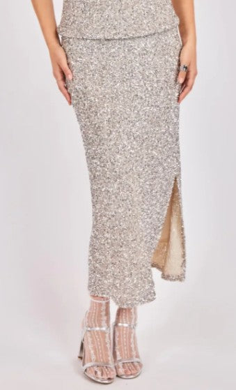 Sadie & Sage Luster Sequin Maxi Skirt