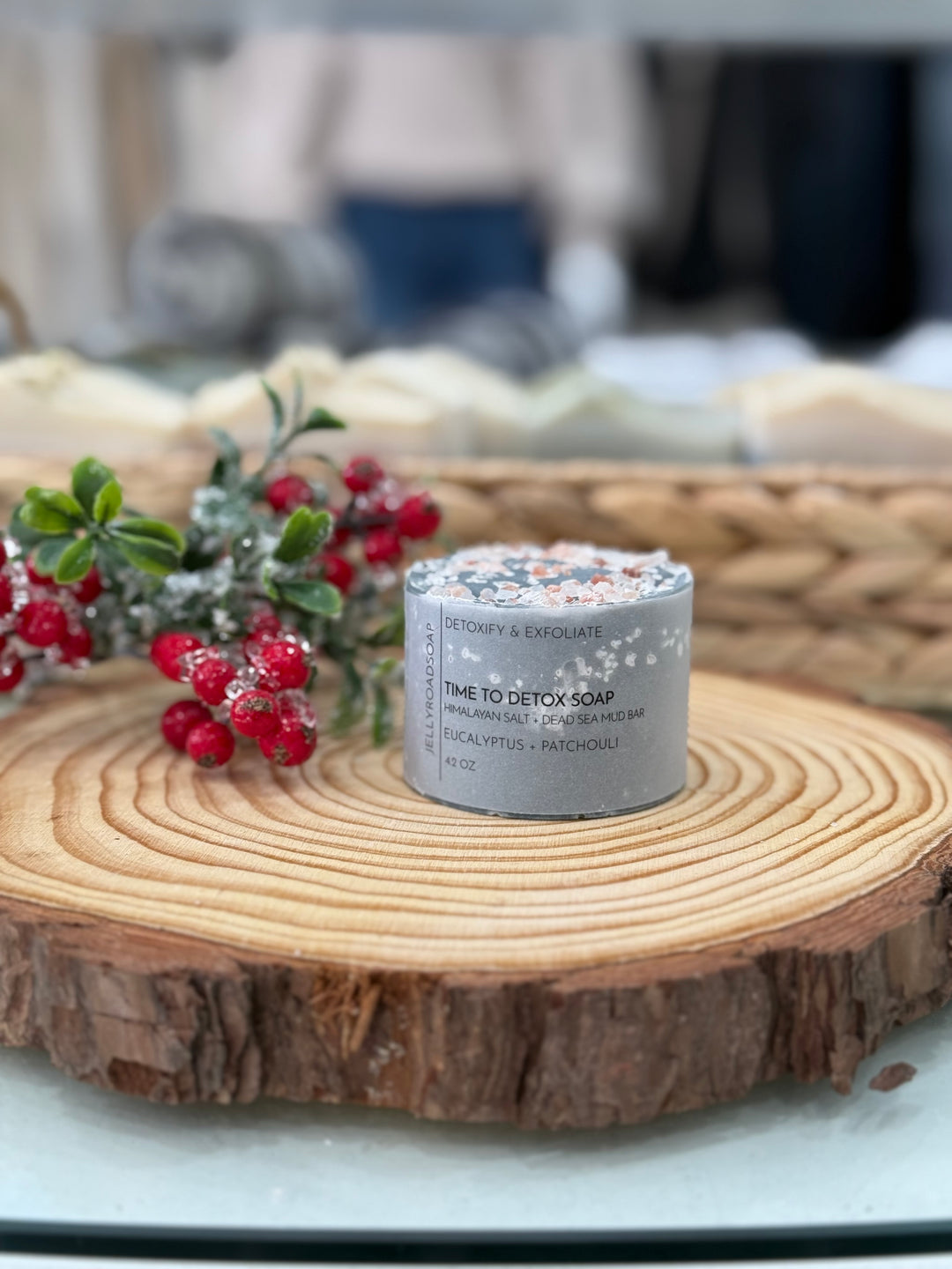 Jellyroad Time To Detox Soap Himalayan Salt & Dead Sea Mud Bar