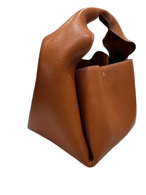Toteme Grained Leather Handbag w/ Crossbody Strap