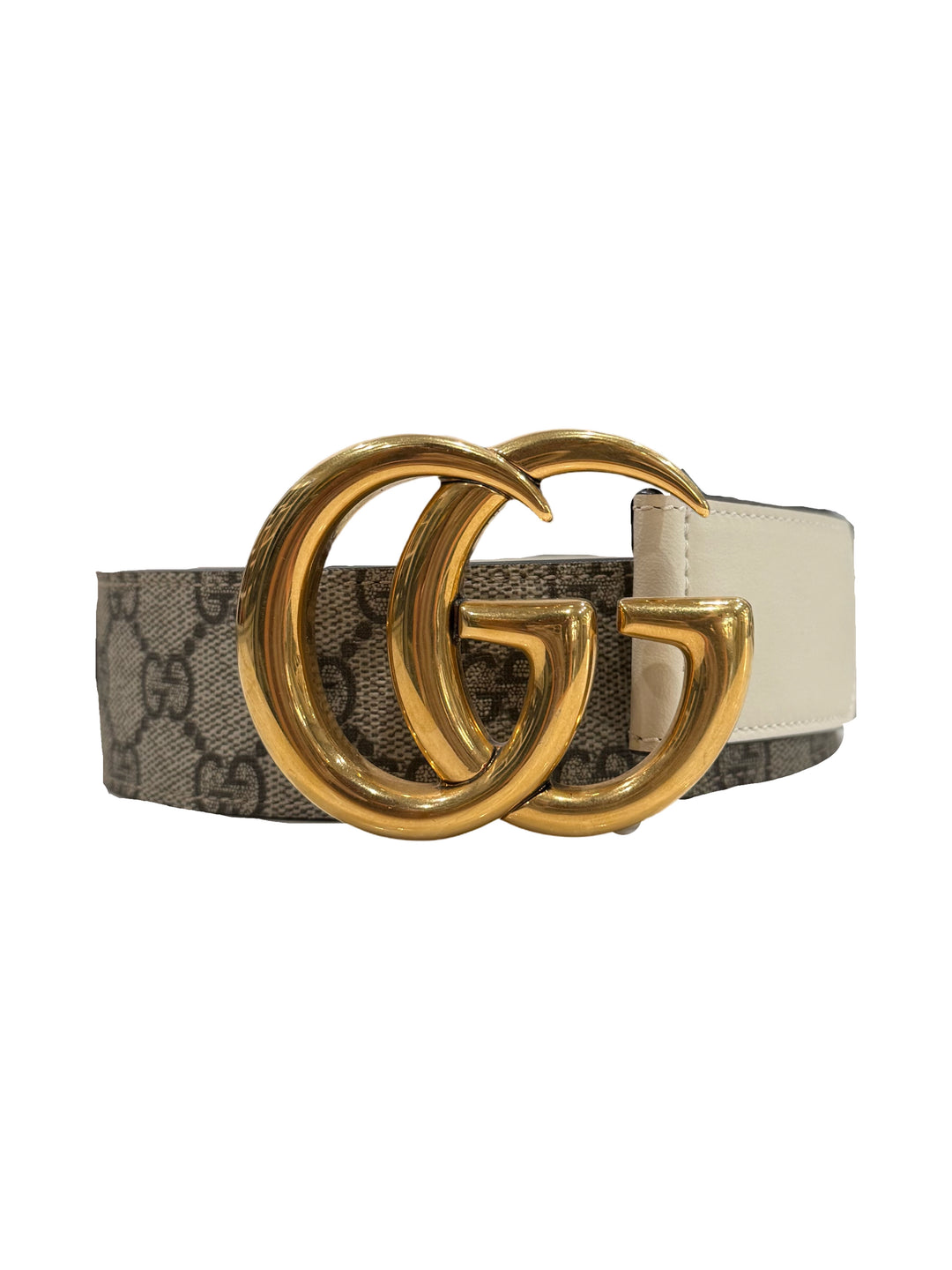 GG Marmont Supreme Canvas and Leather Belt | Size 95
