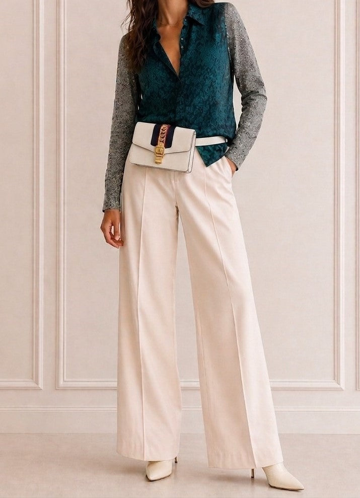 Printed Silk Blouse