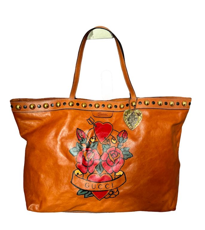 Gucci Tattoo Heart Babouska Tote