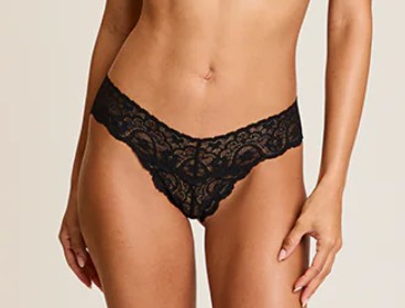 Commando Tulip Tango Thong - Black