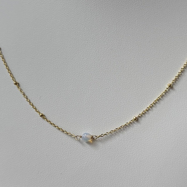 FYB Birthstone Necklace Gold (choose your birthstone)