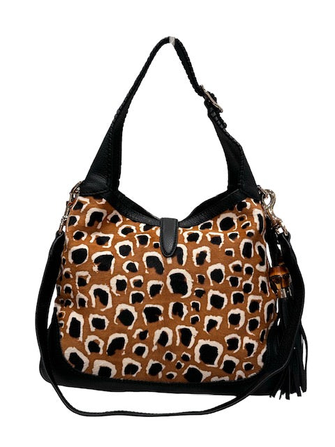 Gucci Jackie 1961 Leopard Hobo